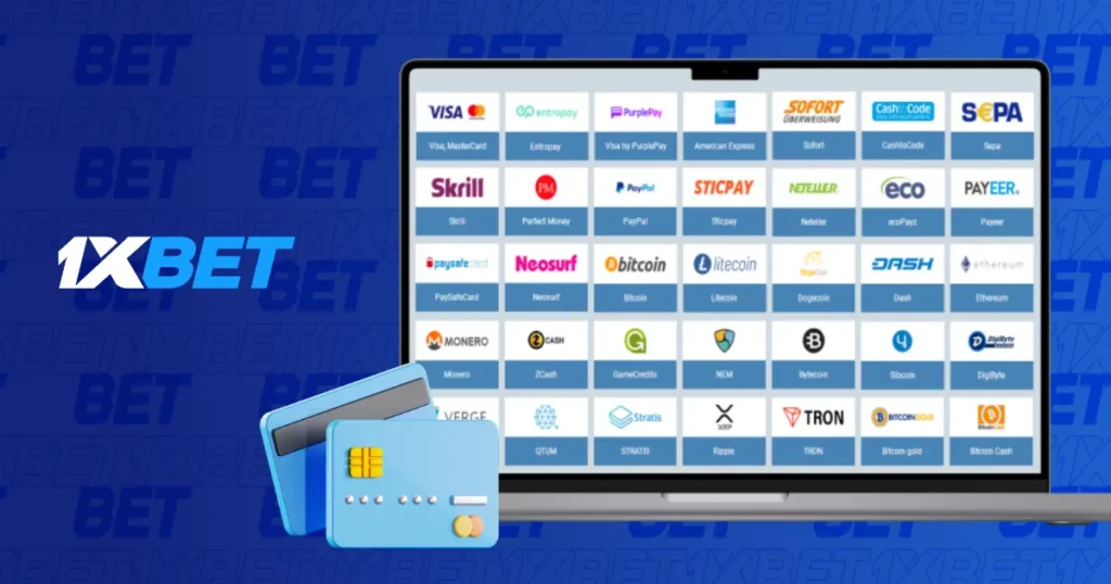 Payment methods at 1xBet T&uuml;rkiye