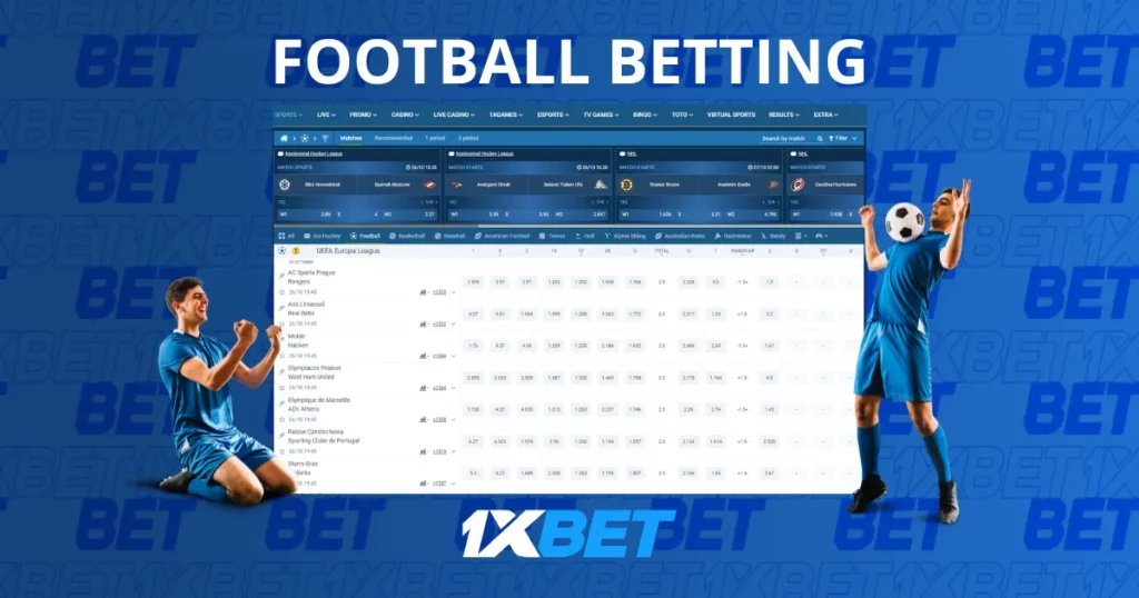 Betting on Football at 1xBet T&uuml;rkiye