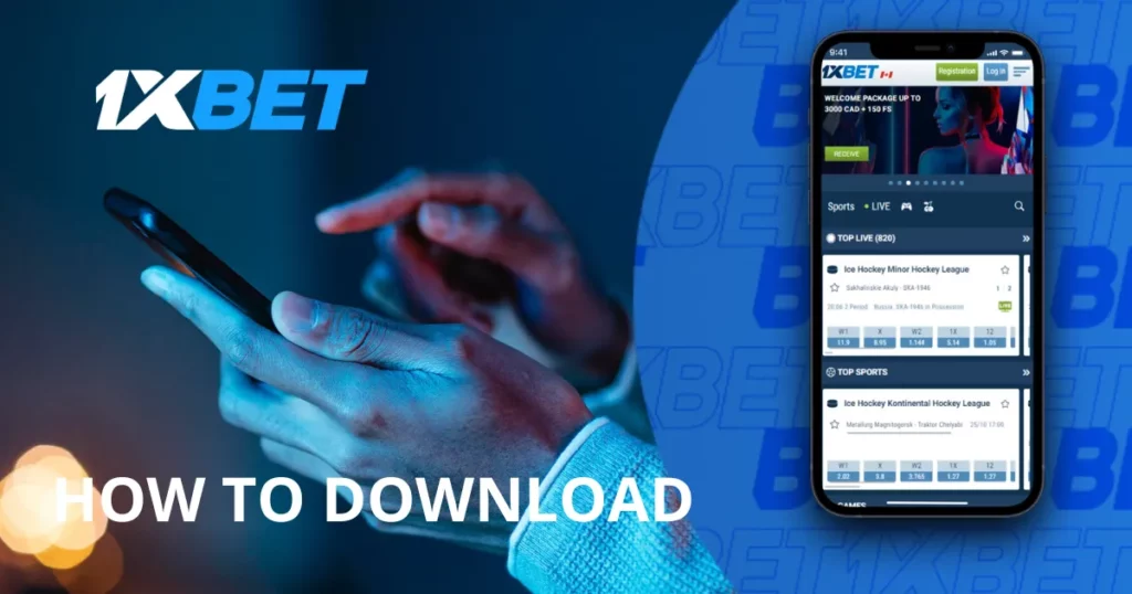 Instructions for downloading iOS application from 1xBet T&uuml;rkiye